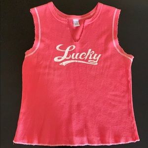 Lucky Brand Sleeveless Top Pink